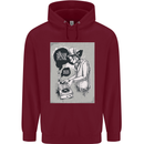 Steampunk Music Event Childrens Kids Hoodie Maroon