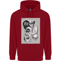 Steampunk Music Event Childrens Kids Hoodie Red