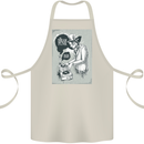Steampunk Music Event Cotton Apron 100% Organic Natural