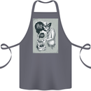 Steampunk Music Event Cotton Apron 100% Organic Steel