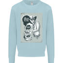 Steampunk Music Event Kids Sweatshirt Jumper Light Blue