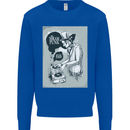 Steampunk Music Event Kids Sweatshirt Jumper Royal Blue