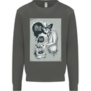 Steampunk Music Event Kids Sweatshirt Jumper Storm Grey