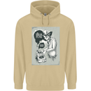 Steampunk Music Event Mens 80% Cotton Hoodie Sand