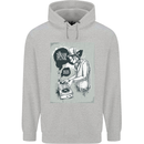 Steampunk Music Event Mens 80% Cotton Hoodie Sports Grey
