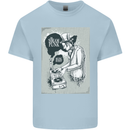 Steampunk Music Event Mens Cotton T-Shirt Tee Top Light Blue