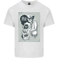 Steampunk Music Event Mens Cotton T-Shirt Tee Top White