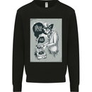 Steampunk Music Event Mens Sweatshirt Jumper Black