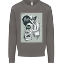 Steampunk Music Event Mens Sweatshirt Jumper Charcoal
