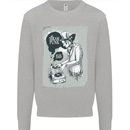 Steampunk Music Event Mens Sweatshirt Jumper Sports Grey