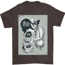 Steampunk Music Event Mens T-Shirt Cotton Gildan Dark Chocolate