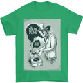 Steampunk Music Event Mens T-Shirt Cotton Gildan Irish Green
