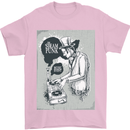 Steampunk Music Event Mens T-Shirt Cotton Gildan Light Pink