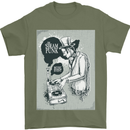 Steampunk Music Event Mens T-Shirt Cotton Gildan Military Green