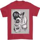Steampunk Music Event Mens T-Shirt Cotton Gildan Red