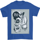 Steampunk Music Event Mens T-Shirt Cotton Gildan Royal Blue