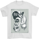 Steampunk Music Event Mens T-Shirt Cotton Gildan White