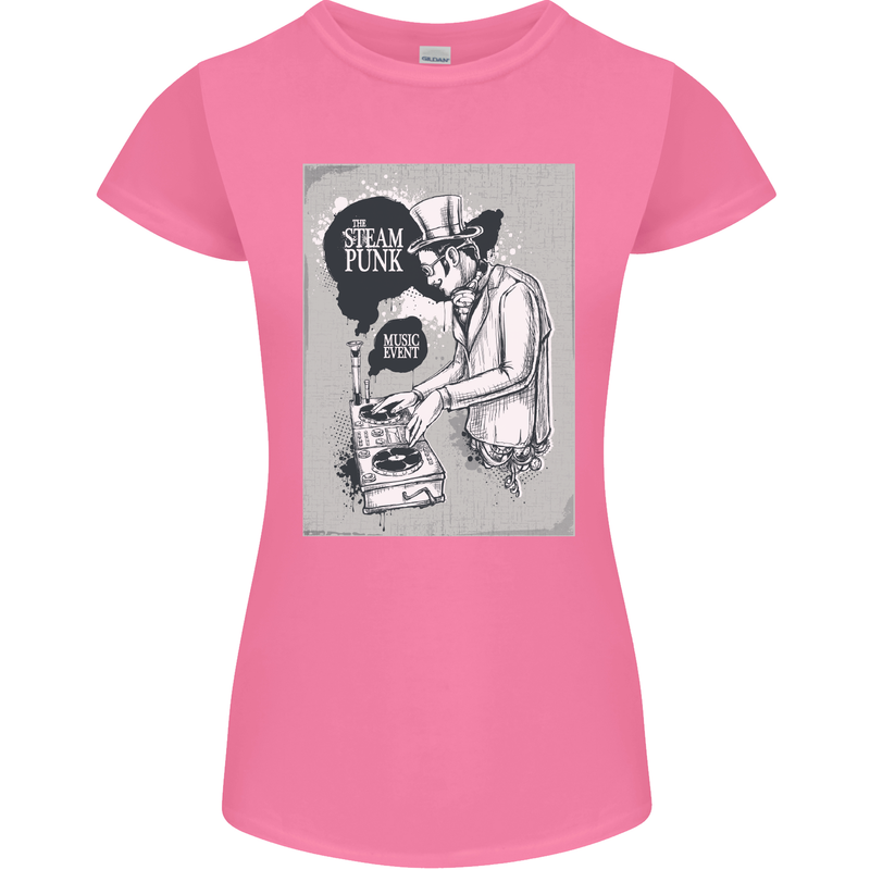 Steampunk Music Event Womens Petite Cut T-Shirt Azalea
