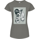 Steampunk Music Event Womens Petite Cut T-Shirt Charcoal