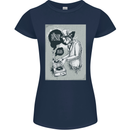 Steampunk Music Event Womens Petite Cut T-Shirt Navy Blue
