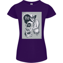 Steampunk Music Event Womens Petite Cut T-Shirt Purple