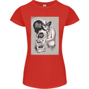 Steampunk Music Event Womens Petite Cut T-Shirt Red