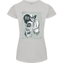 Steampunk Music Event Womens Petite Cut T-Shirt Sports Grey