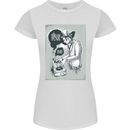 Steampunk Music Event Womens Petite Cut T-Shirt White