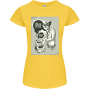 Steampunk Music Event Womens Petite Cut T-Shirt Yellow