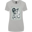 Steampunk Music Event Womens Wider Cut T-Shirt Sports Grey