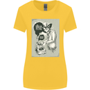 Steampunk Music Event Womens Wider Cut T-Shirt Yellow