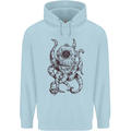 Steampunk Octopus Kraken Cthulhu Childrens Kids Hoodie Light Blue