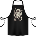 Steampunk Octopus Kraken Cthulhu Cotton Apron 100% Organic Black
