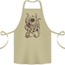 Steampunk Octopus Kraken Cthulhu Cotton Apron 100% Organic Khaki