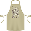 Steampunk Octopus Kraken Cthulhu Cotton Apron 100% Organic Khaki