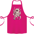 Steampunk Octopus Kraken Cthulhu Cotton Apron 100% Organic Pink