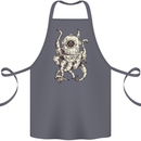 Steampunk Octopus Kraken Cthulhu Cotton Apron 100% Organic Steel