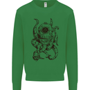 Steampunk Octopus Kraken Cthulhu Kids Sweatshirt Jumper Irish Green