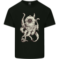 Steampunk Octopus Kraken Cthulhu Kids T-Shirt Childrens Black