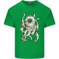 Steampunk Octopus Kraken Cthulhu Kids T-Shirt Childrens Irish Green