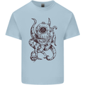 Steampunk Octopus Kraken Cthulhu Kids T-Shirt Childrens Light Blue