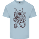 Steampunk Octopus Kraken Cthulhu Kids T-Shirt Childrens Light Blue