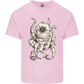 Steampunk Octopus Kraken Cthulhu Kids T-Shirt Childrens Light Pink