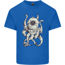 Steampunk Octopus Kraken Cthulhu Kids T-Shirt Childrens Royal Blue