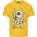 Steampunk Octopus Kraken Cthulhu Kids T-Shirt Childrens Yellow