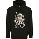 Steampunk Octopus Kraken Cthulhu Mens 80% Cotton Hoodie Black
