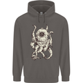 Steampunk Octopus Kraken Cthulhu Mens 80% Cotton Hoodie Charcoal