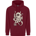 Steampunk Octopus Kraken Cthulhu Mens 80% Cotton Hoodie Maroon