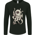 Steampunk Octopus Kraken Cthulhu Mens Long Sleeve T-Shirt Black