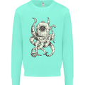 Steampunk Octopus Kraken Cthulhu Mens Sweatshirt Jumper Peppermint